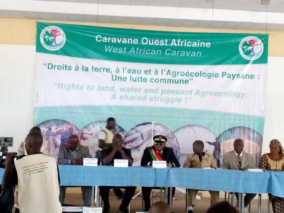 N'Nzérékoré Capitale forestière de la Guinée, l'Etape finale du séjour guinéen de la Caravane.