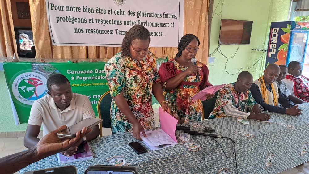 Caravane ouest africaine : des messages de plaidoyer à Banfora